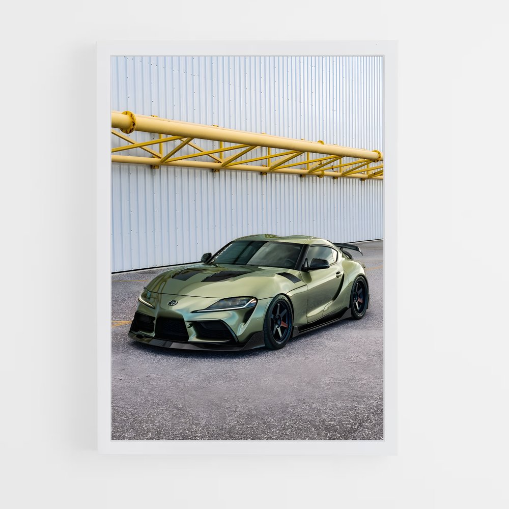 Poster Supra Émeraude – affiche Toyota (vue 3)